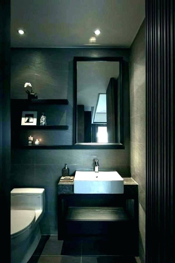 grey floor bathroom