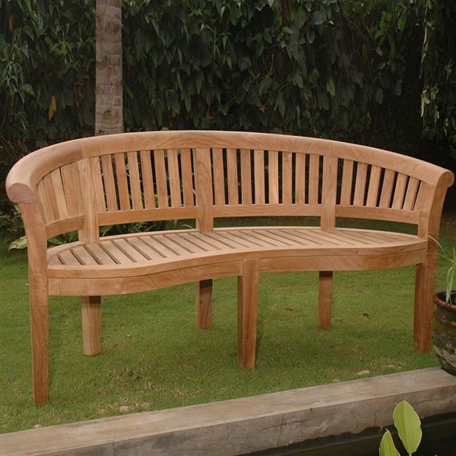 teak garden furniture curved teak garden bench to seat 3 teak garden chairs  uk