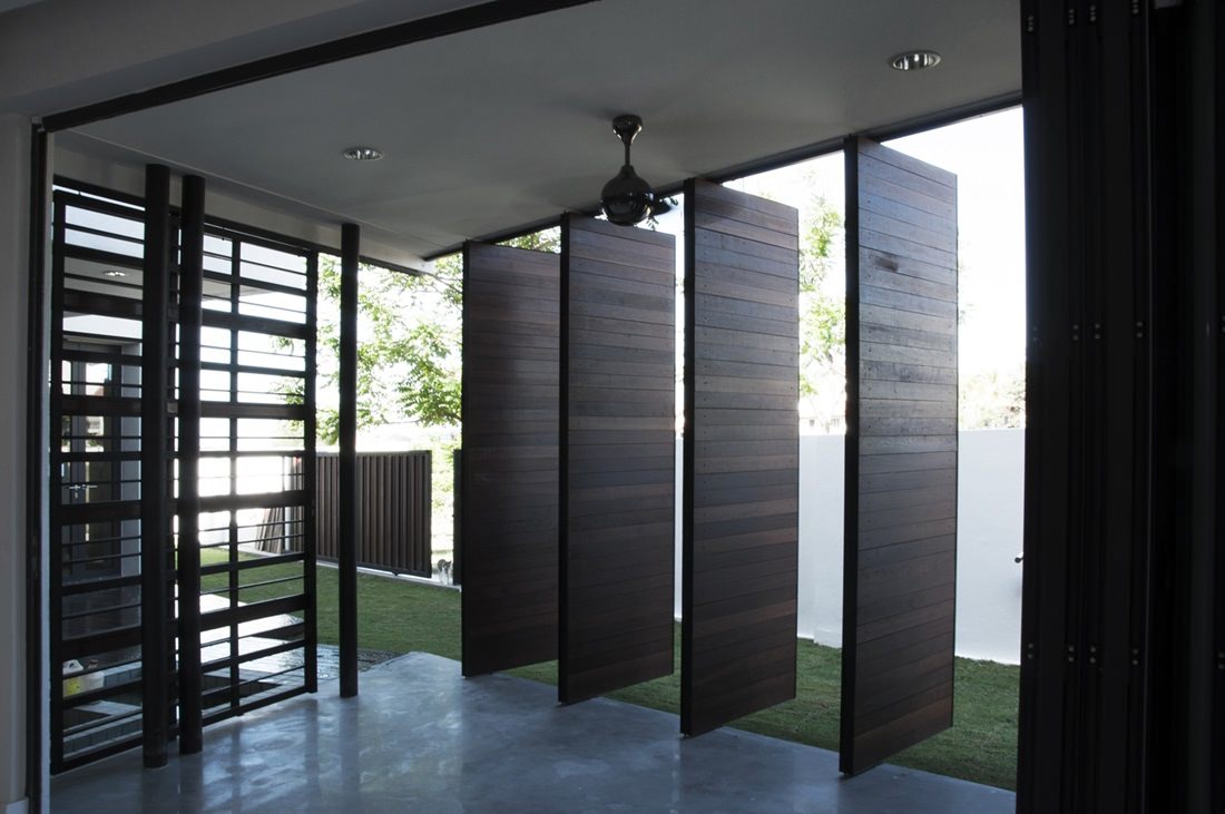 Modern conceptual design conversion for the 20 years old double storey terrace house