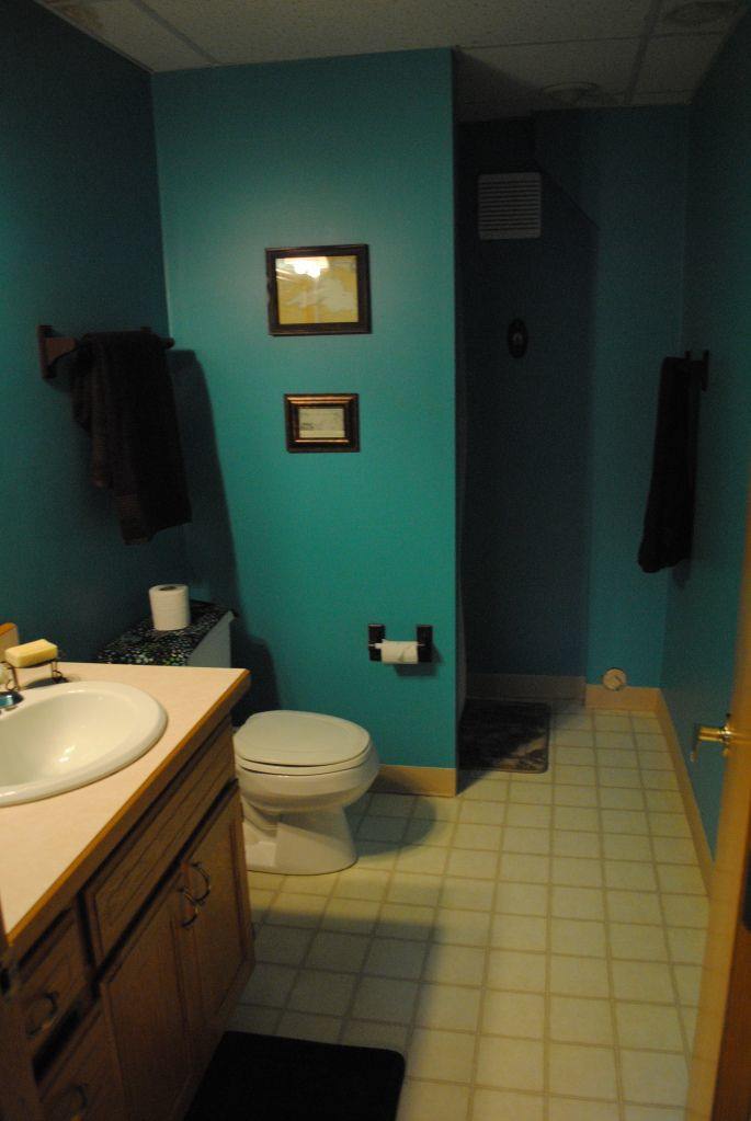 turquoise bathroom decor