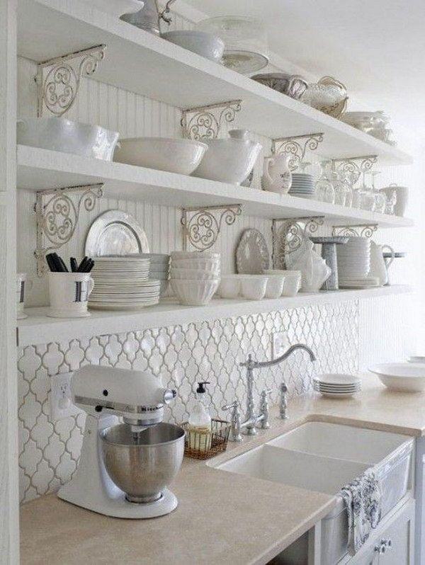 shabby chic kitchen cabinets