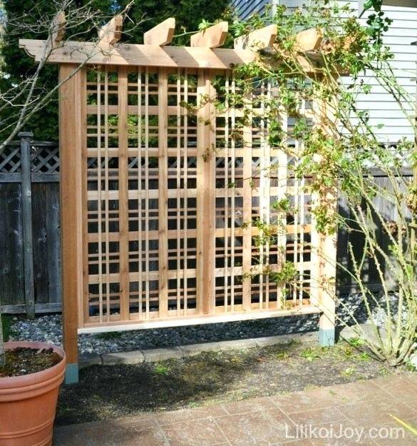 plans trellis panels