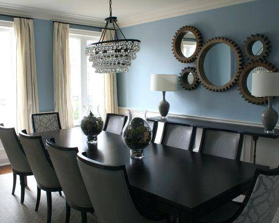 Large mirrors in dining room, Nice idea for a room that feels a bit closed  off