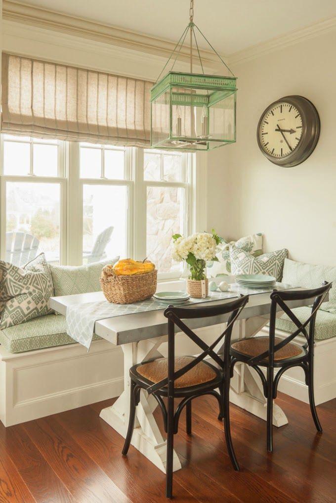 kitchen with window seat