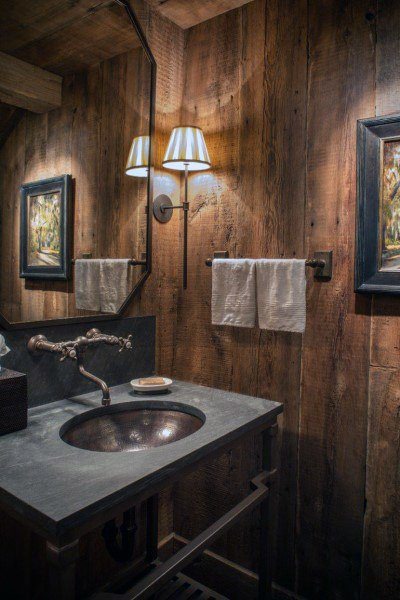 25 Inspiring Rustic Bathroom Ideas