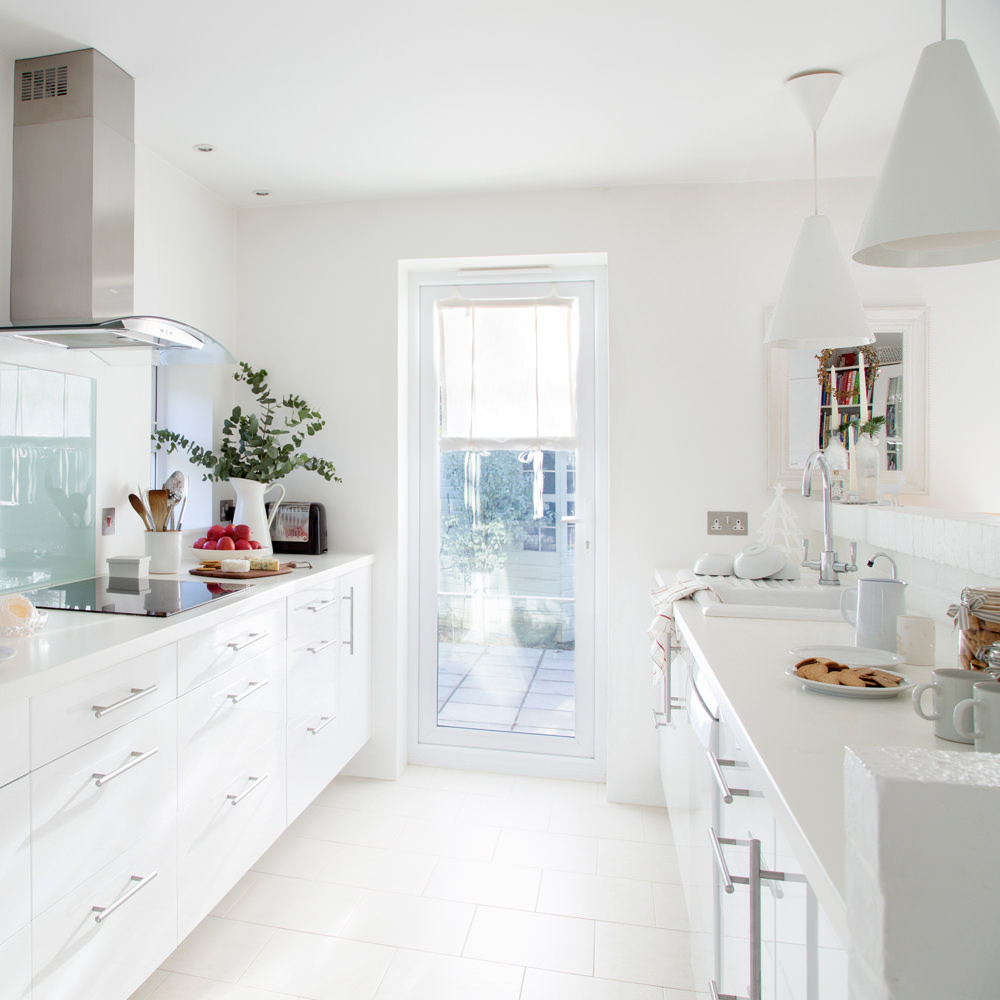 Solution: Galley kitchens do have  their perks