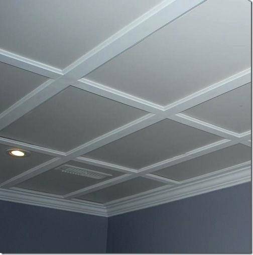 drop ceiling basement alternative suspended ideas bathroom