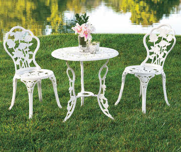 cast iron bistro sets elegant patio furniture