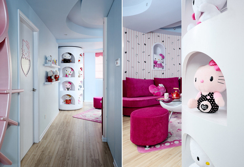 Hit the spa (above) to get Hello Kitty designs painted on your nails