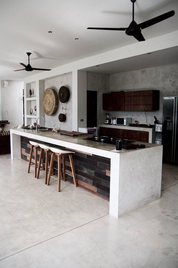 Industrial Modern Kitchen Living Room condominium design ideas & photos  Malaysia | Atap