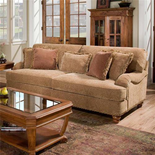 Softie Molasses Reclining Sofa and Console Love Seat Genuine Italian Leather Match By Corinthian $2099