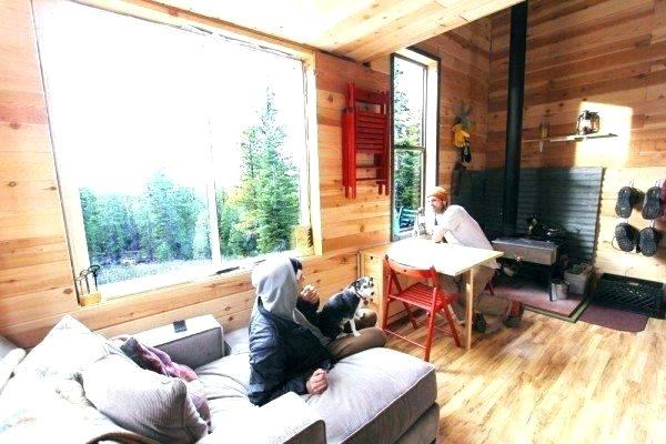 tiny log cabin kitchens