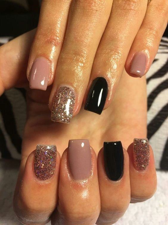 #FallNails #CoffinNails  … – Most Trending Nail Art Designs in 2018