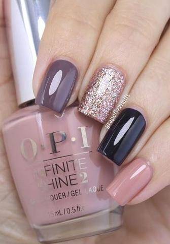 #FallNails #CoffinNails  … – Most Trending Nail Art Designs in 2018