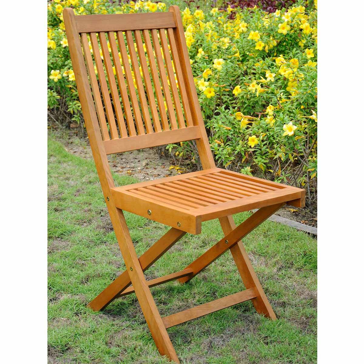 Patio Furniture & Accessories Patio Furniture & Accessories International Caravan Teruel 5 Piece Wood Patio Dining