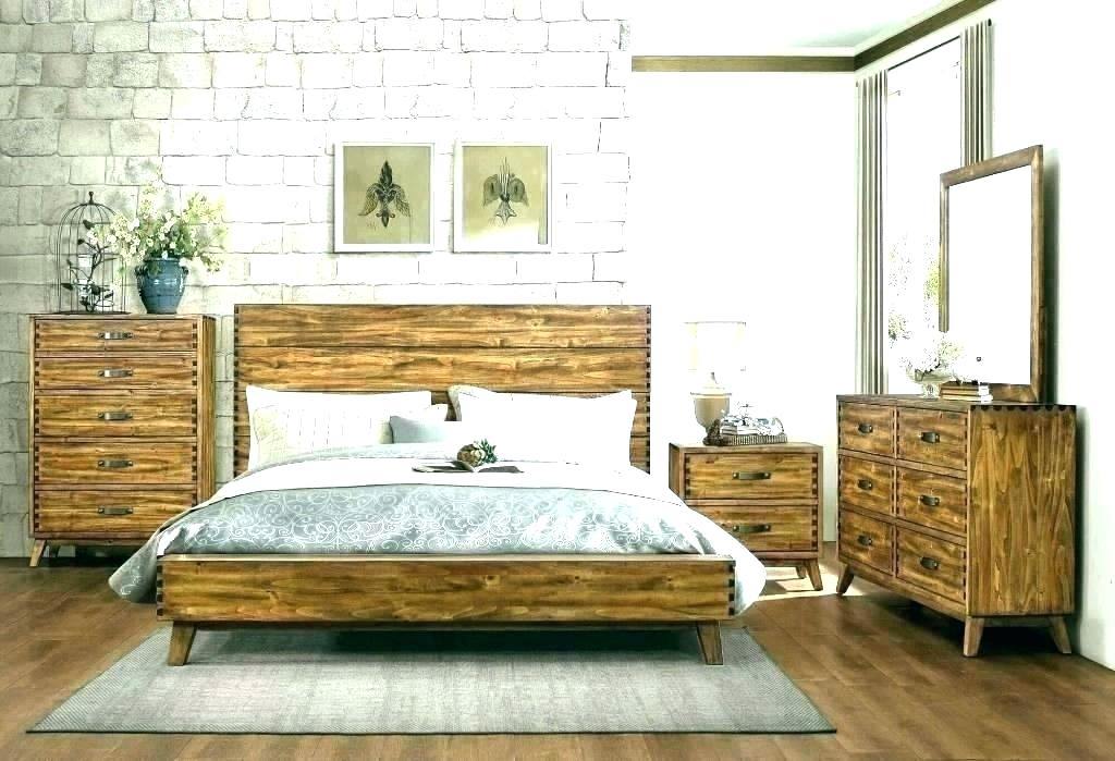 rustic wood bedroom sets