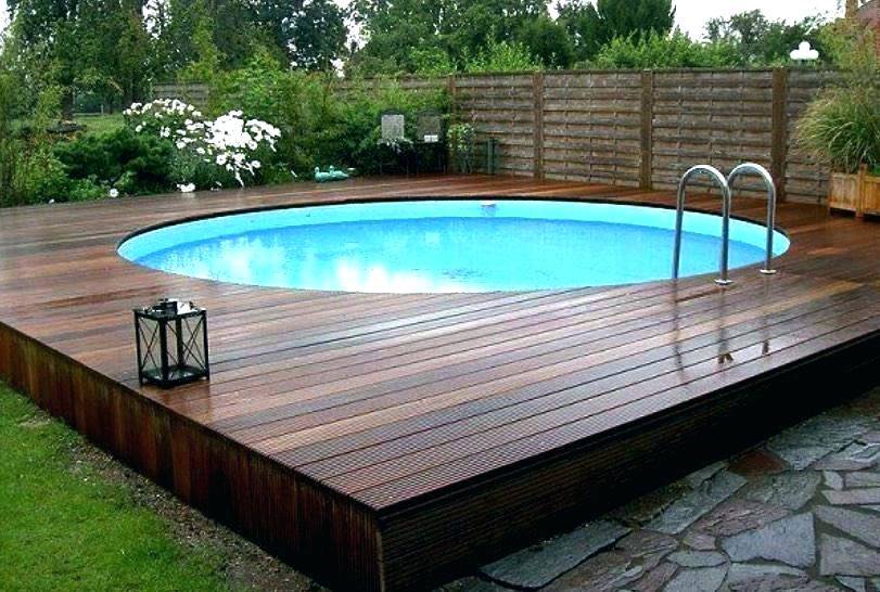 Unique pool design with concrete coping and pool decking [Design: Rebuilt / Brian Jones
