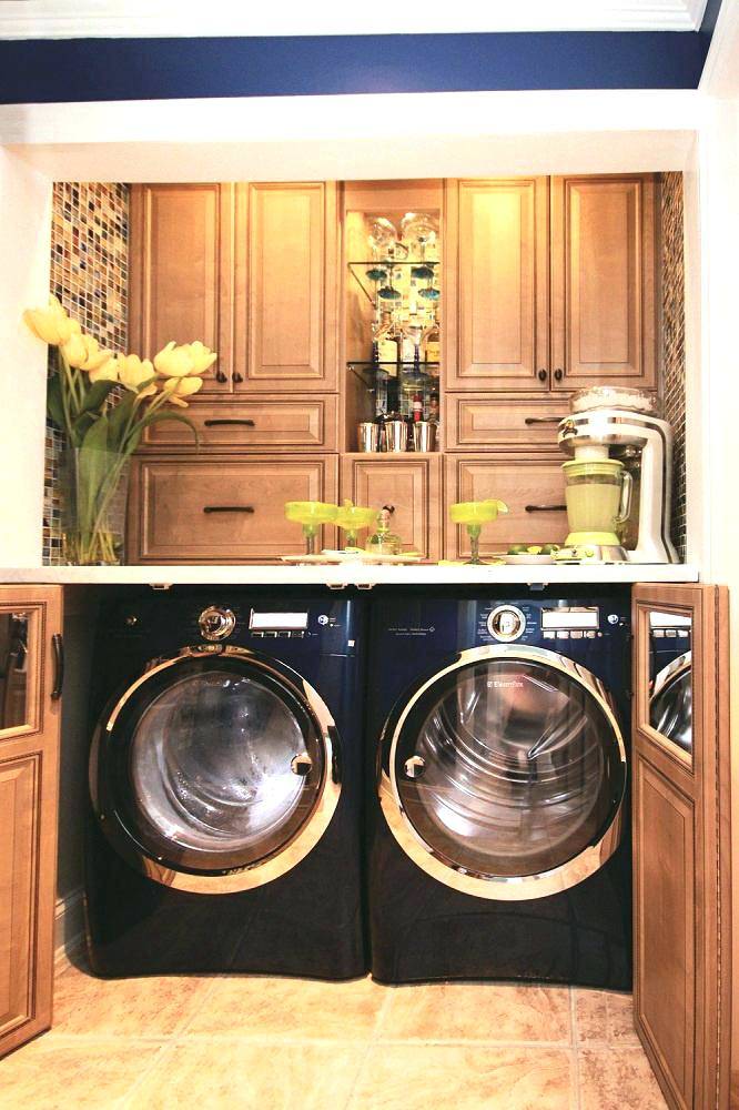 hide washer dryer in kitchen washer dryer in kitchen awesome laundry room  ideas stacked washer dryer