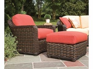 Contempo Husk Aluminum and Outdoor Wicker 4 Pc