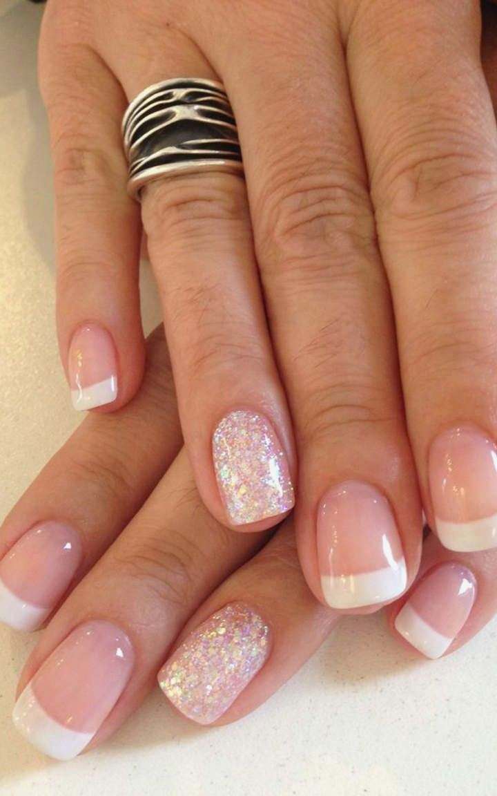 French Gel Nail Art Designs