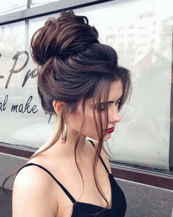 The best way to accessorize using this kind of hairstyle is to have killer earrings