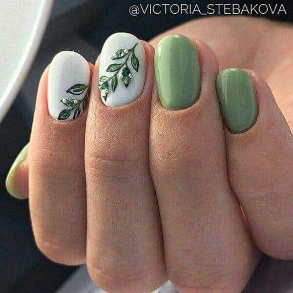 73 Pretty Short Gel Nail Art Designs and Ideas