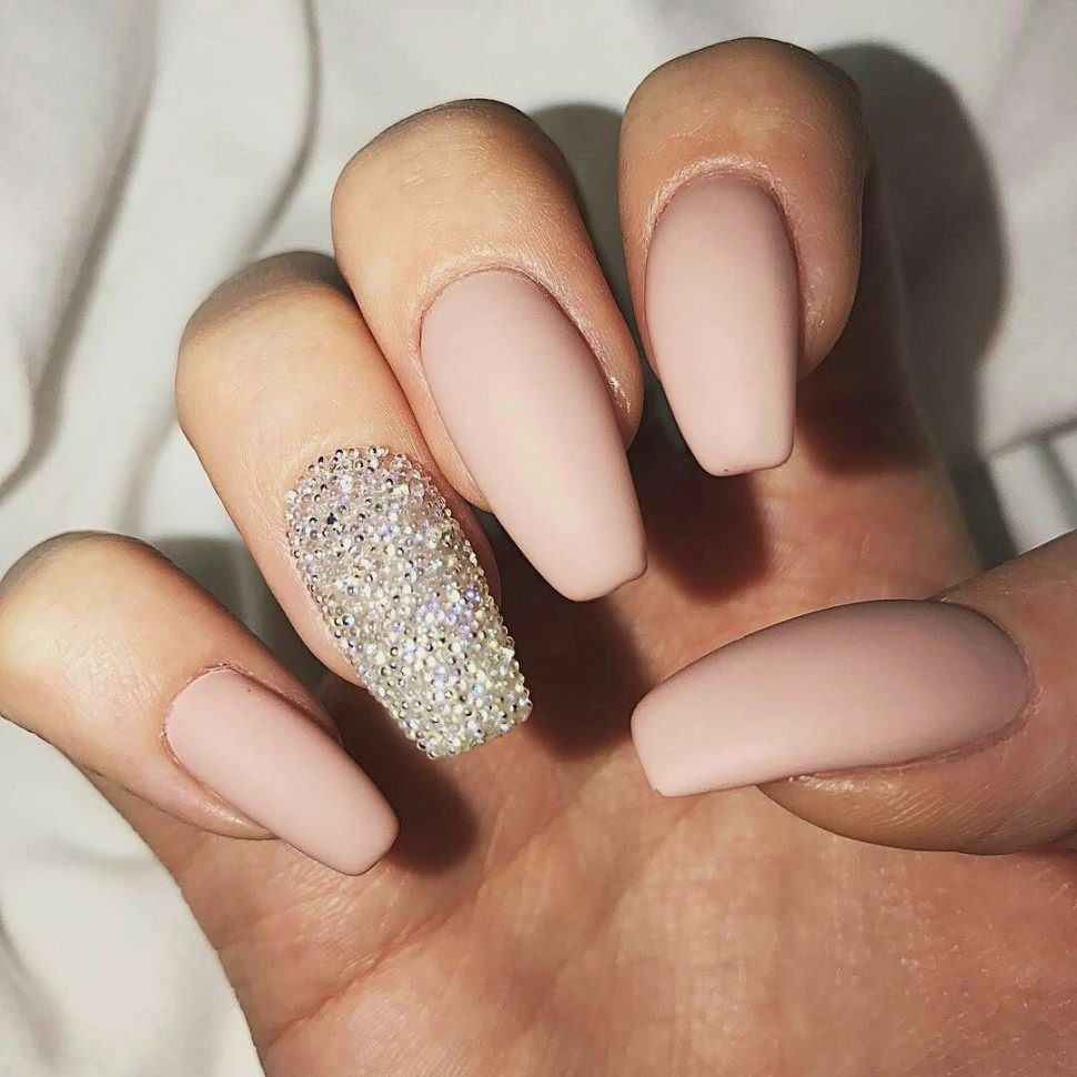 Gel Nail Designs Amazing Nude And White Winter Nails Design