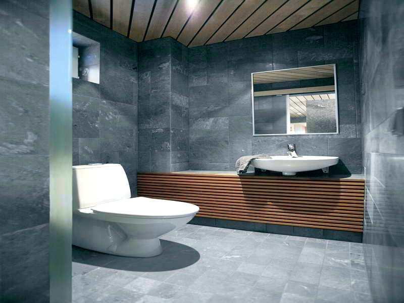 natural stone bathroom