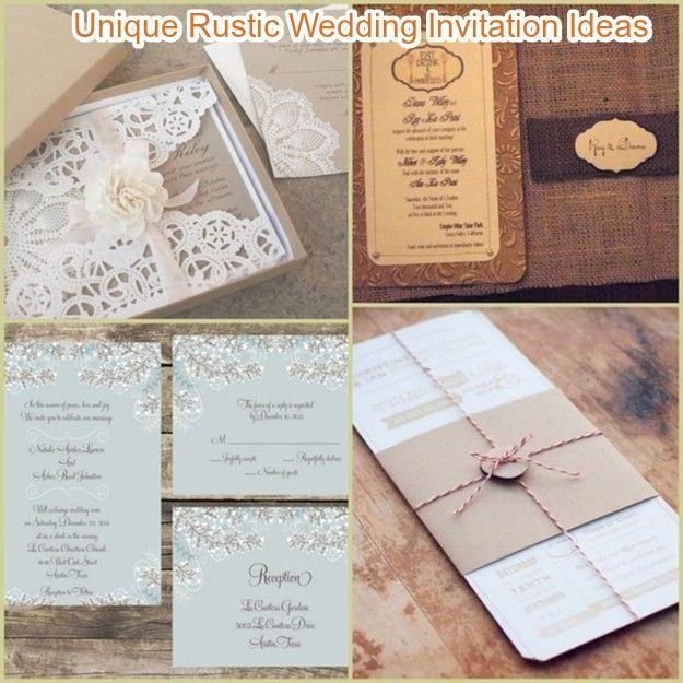 Unique invitations