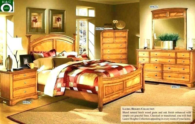 Broyhill Rustic Oak Bedroom Furniture