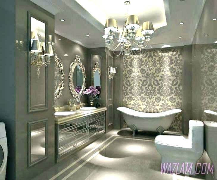 light blue and brown bathroom ideas
