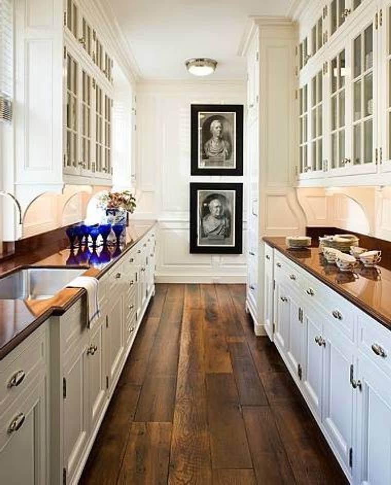 Galley Kitchen Makeovers with regard to Galley Kitchen Ideas For Small  And Narrow Spaces A House