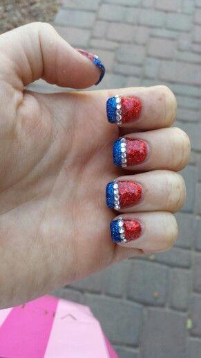 Patriotic nails