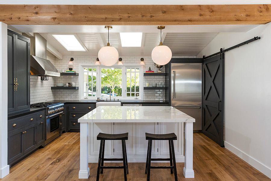 barn style dining room table home design