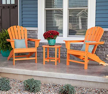 Furniture available at Ohio Hardwood Furniture includes this patio table  set pictured above