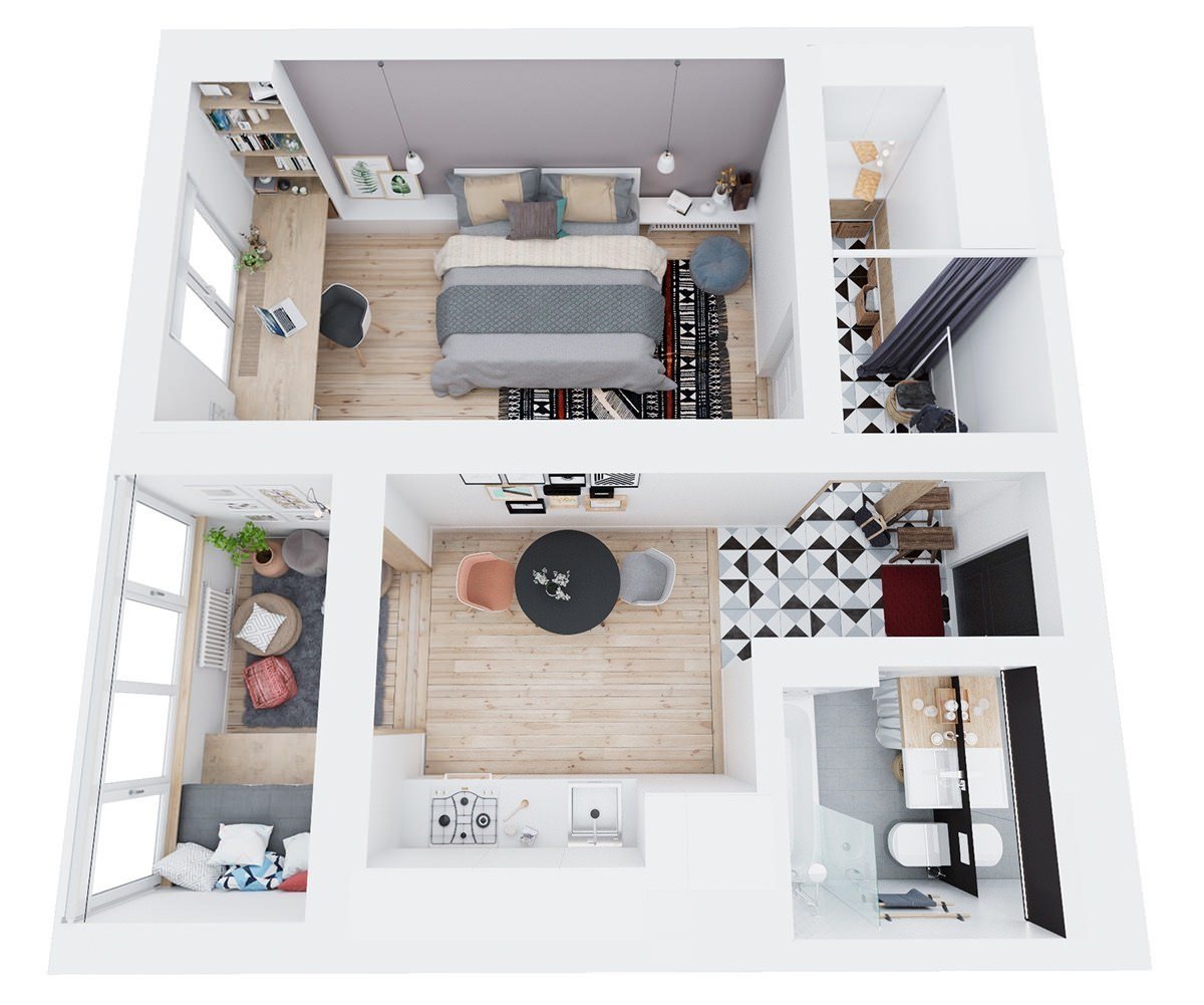 Modern Scandinavian Apartment Design