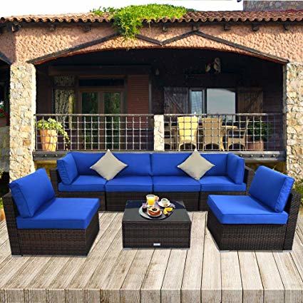 paint rattan furniture this great saturated blue