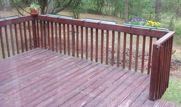 wood deck design