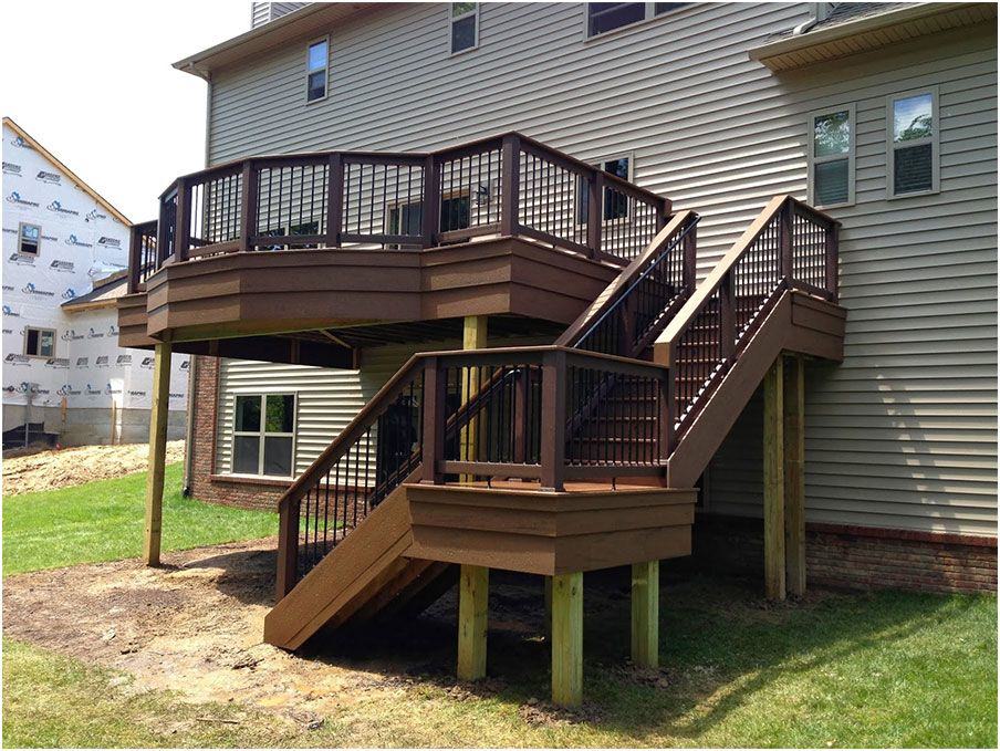 2 level deck designs two tier deck 2 level deck two level deck 2 tier deck