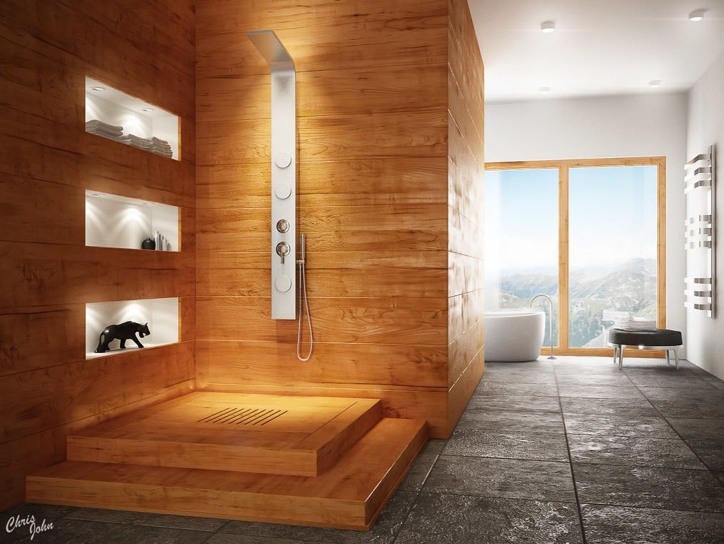 spa like bathroom