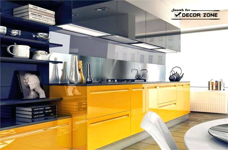 yellow and gray kitchen decor