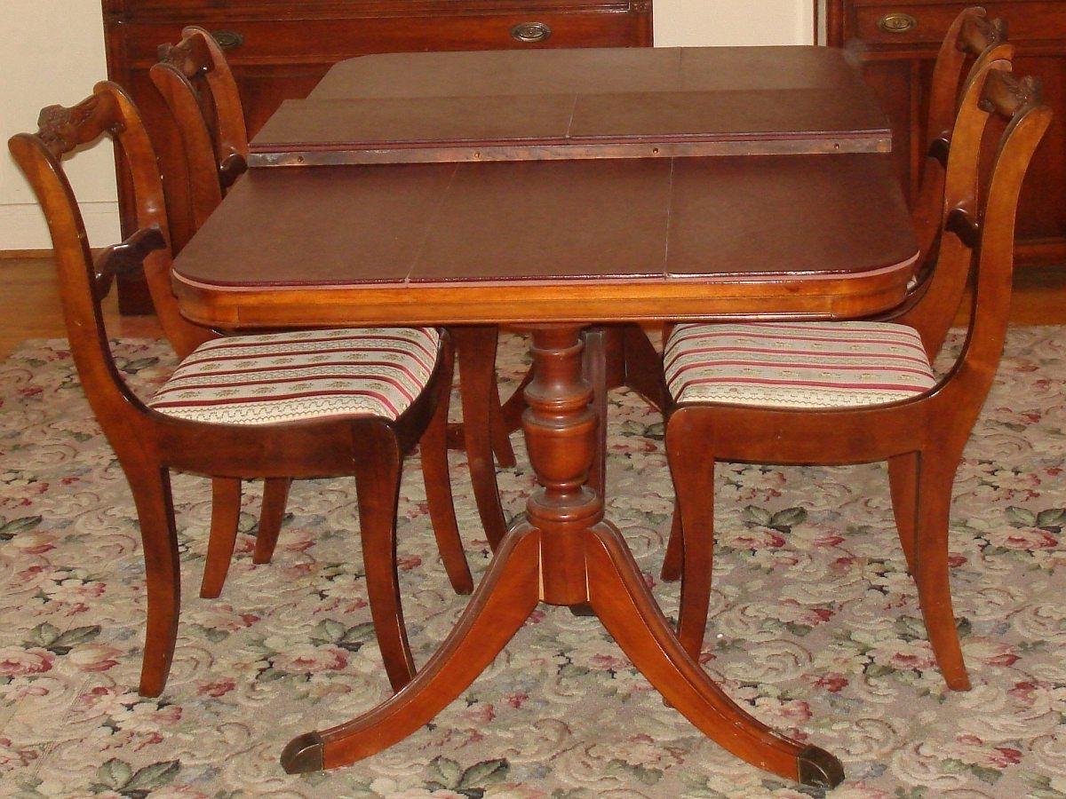 dining room set mahogany