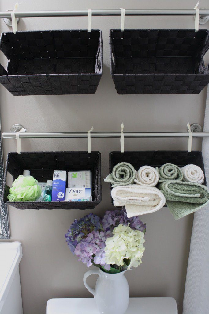 towel storage ideas for small bathrooms