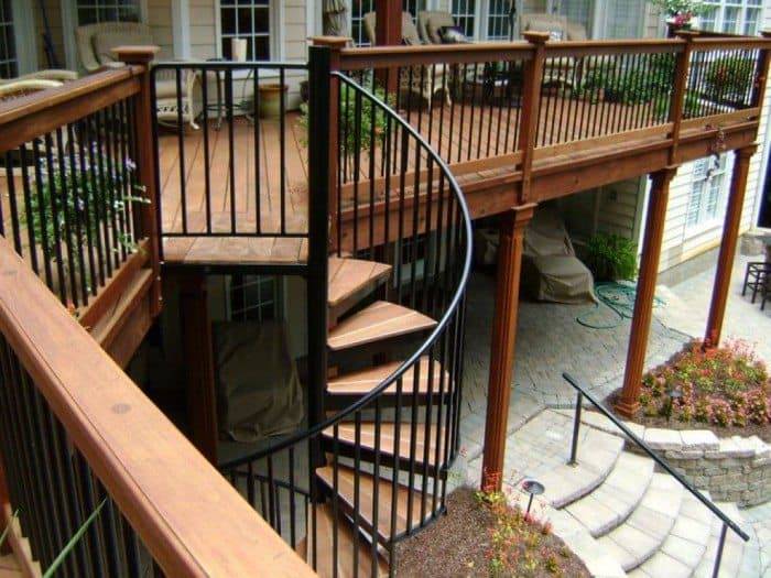 deck stair ideas steps simple to help you building stairs home decor  railing