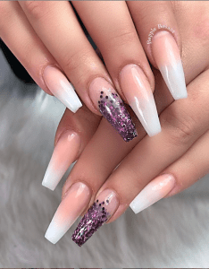 Attractive modern nail  art design