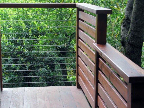 deck handrail ideas