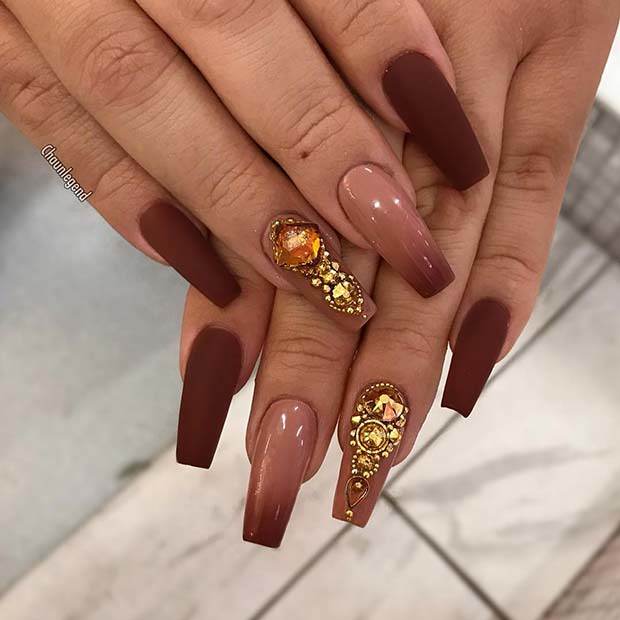 Detail Feedback Questions about UR SUGAR LED UV Coffee Brown Color Series Gel Nail Polish Elegant Caramel Serie Soak Off Nail Art 7