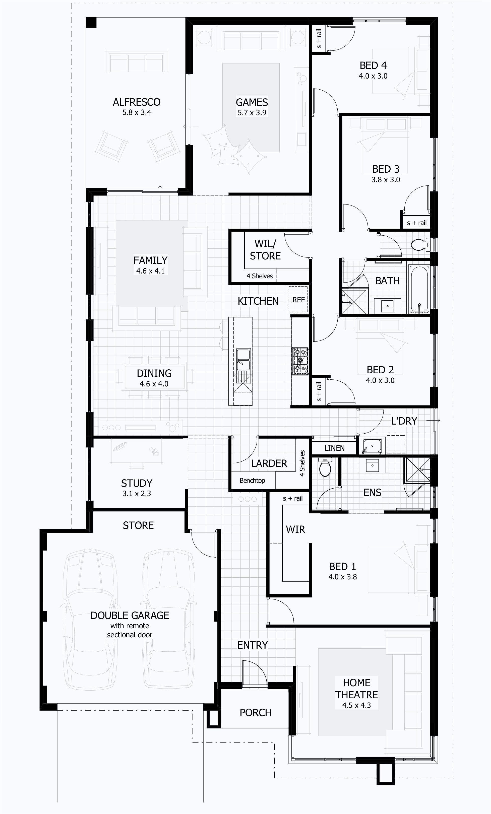 Back To 15 New Free  House Plans and Designs