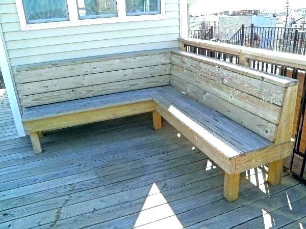deck bench seating ideas
