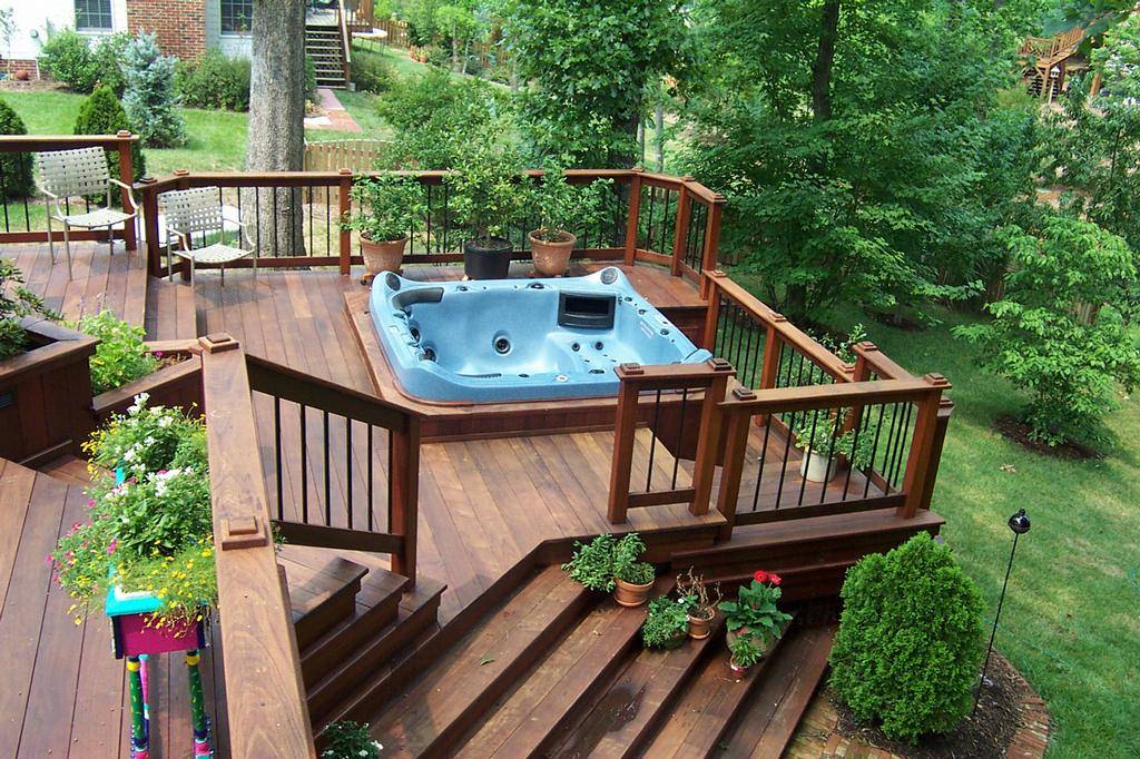 deck with hot tub ideas hot tub deck plans best find this pin and more on